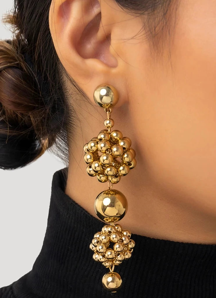 SW Aster Earrings Gold