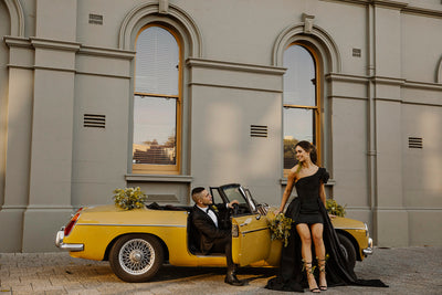 As Seen in Polka Dot Weddings - The Yellow Issue - Fremantle Modern Elopement