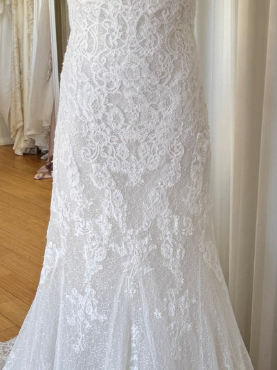 Spanish Lace Wedding Dress Size UK 12