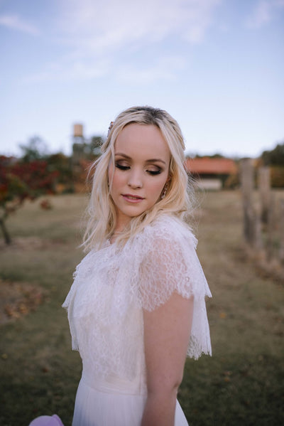 Pronovias Asha Jacket | Lace Jacket Perfect for Your Wedding Day | Samantha Wynne